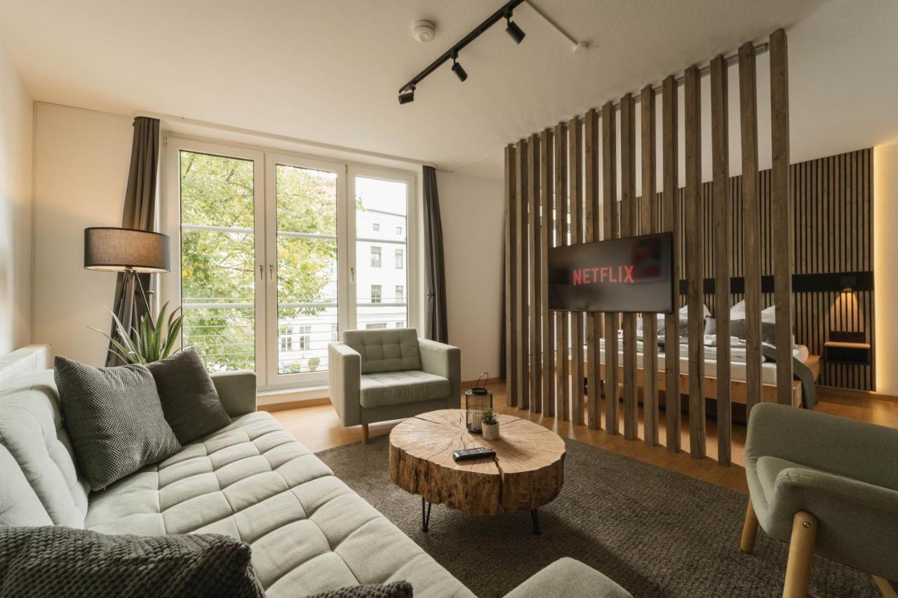 Raum921 - Stilvolles Apartment - Wlan, Tiefgarage, Kueche, Netflix Magdeburg Exterior foto